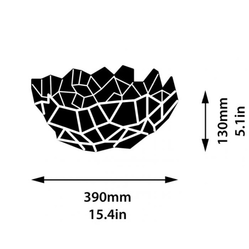 Ваза Bone Large Brass фото 2