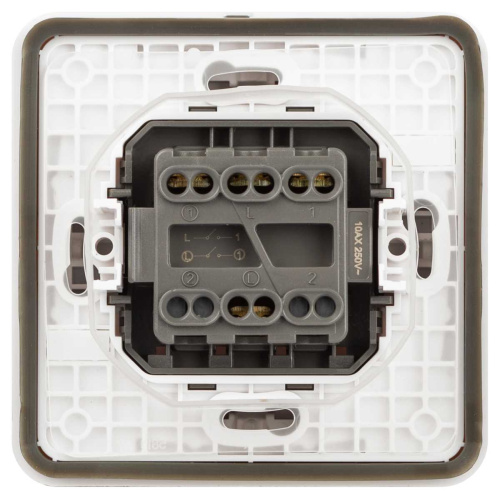 Выключатель ЭРА Эксперт 11-1524-01 двойной IP55 10АХ-250В СУ белый Б0063271 фото 5