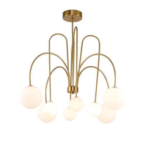 Люстра KG1213P-8 brass фото 2