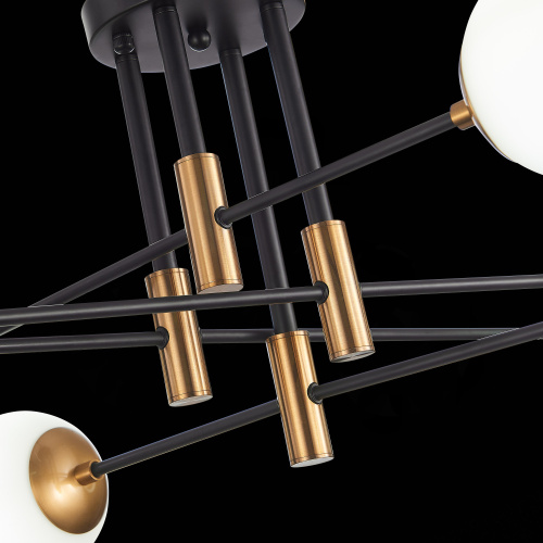 SL1203.402.08 Люстра потолочная ST-Luce Бронза,Черный/Белый E27 8*40W LIMANO фото 11