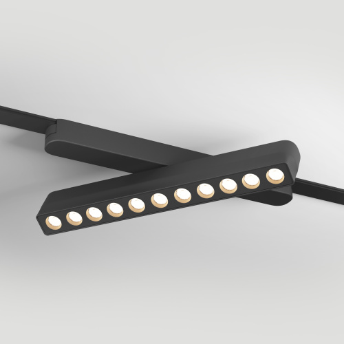 DK5308-BK Светильник для трека Air, серия Grill 3000 со светодиодом, L230*W26*H60мм, 48V DC, 12W, RA?90, 36°, 3000K, IP20, черный, алюминий фото 7