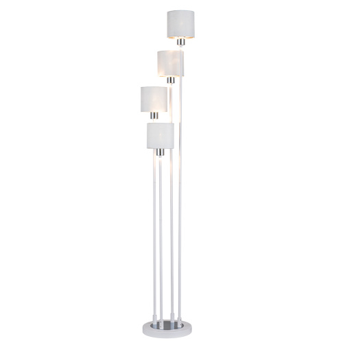 Напольный светильник Escada 1109/4 E14*40W White/Silver Напольный светильник Escada 1109/4 E14*40W White/Silver