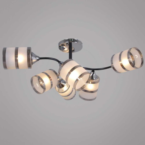 Потолочная люстра Reluce 45360-0.3-06 BK+CR