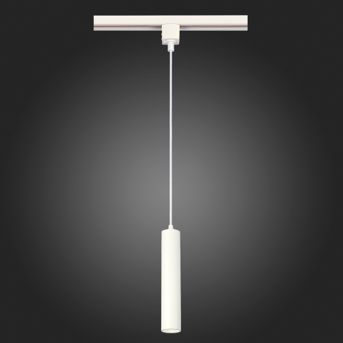 ST151.506.01 Светильник трековый Белый GU10 1*50W IP20 D54xH290 220V Без ламп BASE фото 3