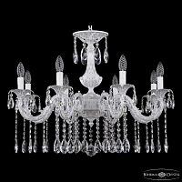 Люстра с хрустальными подвесками AL79101/8/250 A WMN Bohemia Ivele Crystal (Богемия Ивеле Кристалл)