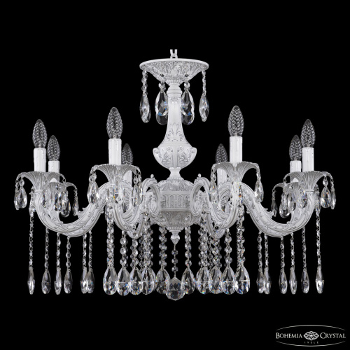 Люстра с хрустальными подвесками AL79101/8/250 A WMN Bohemia Ivele Crystal (Богемия Ивеле Кристалл)