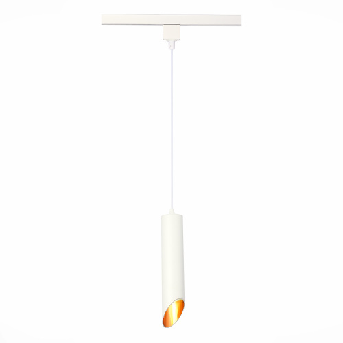 ST152.506.01 Светильник трековый Белый GU10 1*50W IP20 D60xH300 220V Без ламп BASE фото 3