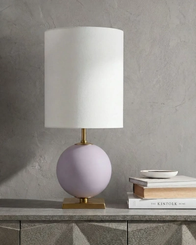 Лиловая настольная лампа "Иветт" - М Лиловая настольная лампа "Иветт" - М