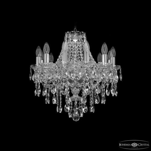 Люстра хрустальная 1415/12/165 Ni Bohemia Ivele Crystal (Богемия Ивеле Кристалл)
