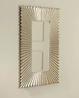 Серебряное настенное зеркало "Майлз"