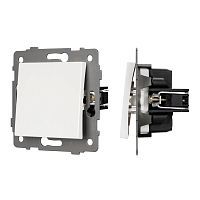Механизм выключателя одноклавишный перекрёстный SWT-MKX1-PL-WH-V (250V, 10A) Arlight 049875