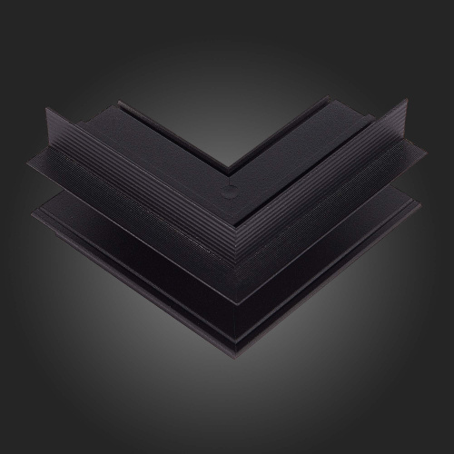 ST007.459.00 Внешний угол-соединитель для встраиваемого магнитного шинопровода ST-Luce Черный SKYLINE 48 фото 3