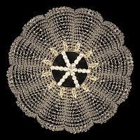 Потолочный светильник хрустальный 77081/64 G Bohemia Ivele Crystal (Богемия Ивеле Кристалл)