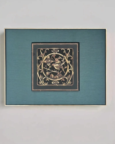 Панно с резьбой по дереву "Катай"