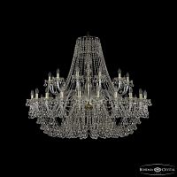 Люстра хрустальная 1409/24+12/530 G Bohemia Ivele Crystal (Богемия Ивеле Кристалл)