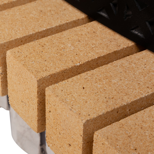 Каминокомплект COUNTRY/БРУКЛИН Белый дуб с очагом Электроочаг EVRIKA 25.5 фото 5