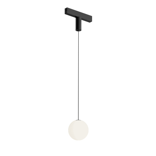 DK8052-BK Подвесной светильник SMART MOON 5W DIM 3000K-6000K, ?130мм, черный, акрил фото 3