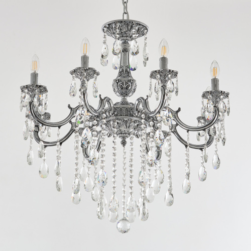 Люстра с хрустальными подвесками AL78101/8/250 B NB Bohemia Ivele Crystal (Богемия Ивеле Кристалл) фото 5