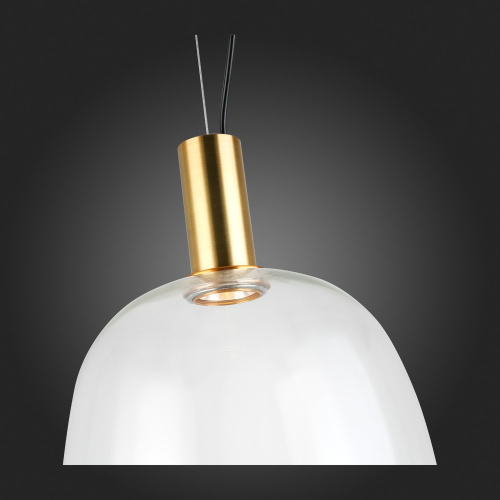 SL1582.313.01 Светильник подвесной ST-Luce Бронзовый/Прозрачный LED 1*7W 2700K ALLENORE фото 3