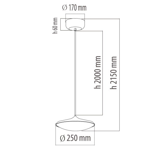 Подвесной светильник DeMarkt Перегрина 703011201 фото 2