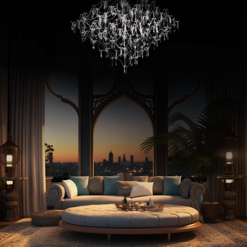 10259/800 Silver Asfour Подвесной светильник LOFT IT Mira фото 4