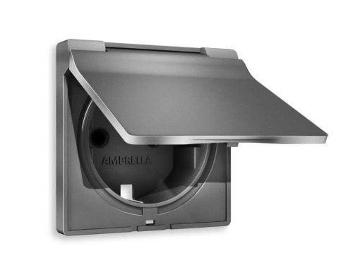 Лицевая панель розетки AMBRELLA VOLT AP6580