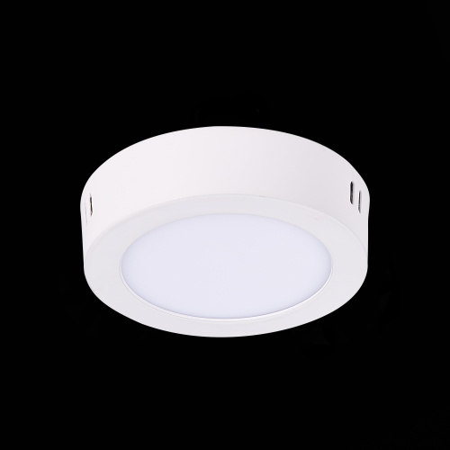 ST112.532.06 Светильник настенно-потолочный Белый LED 1*6W 3000K 330Lm Ra80 120° IP20 D110xH28 90-26 Накладные светильники фото 4