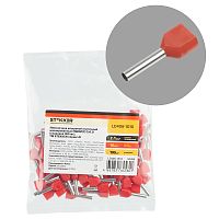 LD406-1010 Наконечник штыревой втулочный изолированный НШВИ(2) 1,0-10 (упаковка 100 шт)