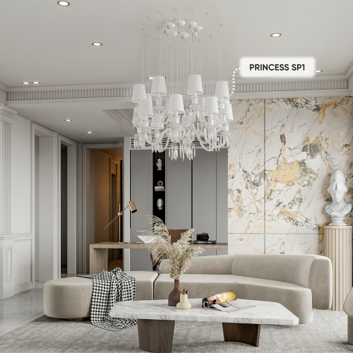Светильник подвесной Crystal Lux PRINCESS SP1 фото 2