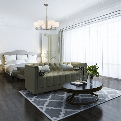 Подвесной светильник Escada 641/6PL E14*60W Satin nickel фото 5