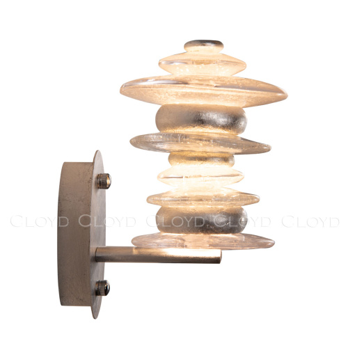 Бра Cloyd GEFEST W3 / выс. 25 см - серебро сусальн. (арт.20125) фото 2