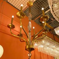 Люстра Cloyd EGGLETON C6 / Ø70 см - латунь (арт.10853)