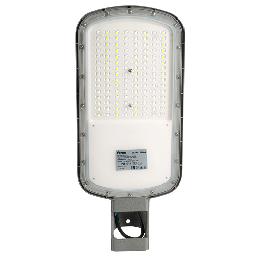 Светодиодный уличный консольный светильник Feron SP3070 100W 5000K AC90-300V, серый