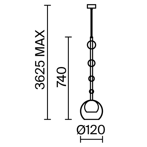 Подвесной светильник Maytoni MOD227PL-01B фото 4