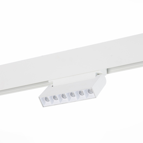 ST364.546.06 Магнитный трековый светильник белый LED 1*6W 4000K 532Lm Ra>80 36° IP20 L120xW22xH108 4 SKYLINE 48 фото 3