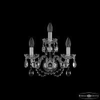 Бра хрустальные 1402B/2+1/141 Ni Bohemia Ivele Crystal (Богемия Ивеле Кристалл)