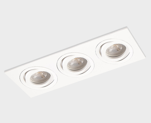 SAG303-4 white/white светильник встраиваемый поворотный