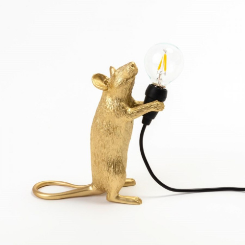 Настольная лампа Mouse Lamp Standing GOLD USB Настольная лампа Mouse Lamp Standing GOLD USB