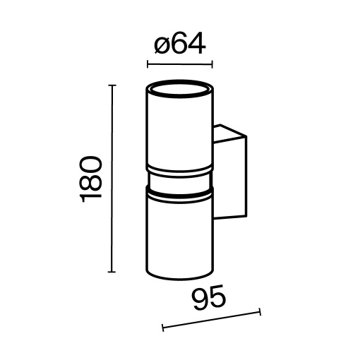 Уличный настенный светильник Outdoor O582WL-02B фото 4