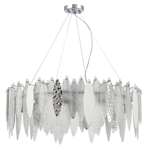 SL1224.103.10 Люстра подвесная ST-Luce Хром/Прозрачный, Белый E14 10*60W LASTRA фото 3