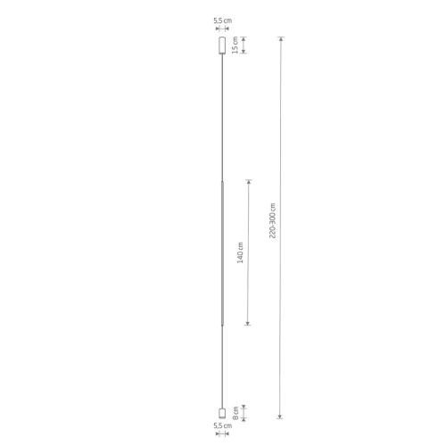 Подвесной светильник Nowodvorski Vertic Led Black 10362 фото 7