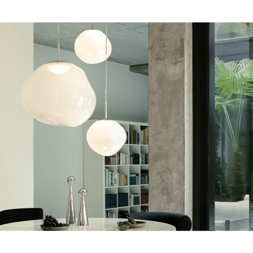 Подвесной светильник Melt Mini Opal/Silver Led фото 4