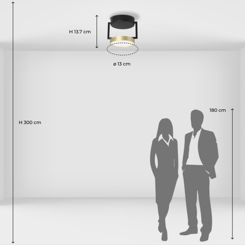 Потолочный светильник DeMarkt Гэлэкси 632017601 фото 3