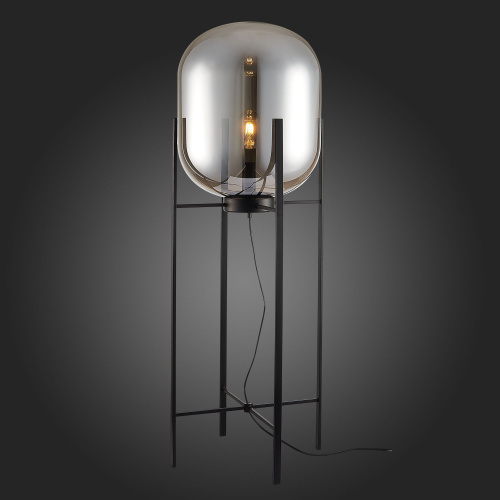 SL1050.725.01 Торшер ST-Luce Черный/Дымчатый E27 1*40W (из 2-х коробок) BURASCA фото 6
