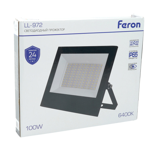Светодиодный прожектор Feron LL-972IP65 100W 6400K фото 8