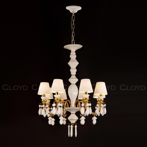 Люстра Cloyd LOTTIE-C C8 / Ø62 см- белая керамика (арт.11219) фото 3