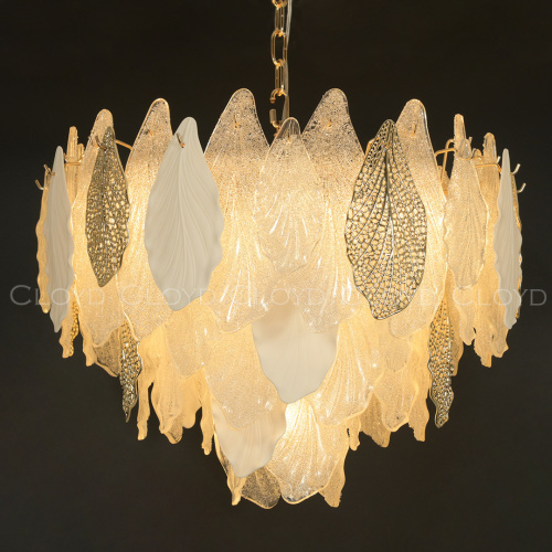Люстра Cloyd SENEGAL-A C15 / Ø60 см - с золотыми листьями - золото (арт.10366) фото 8