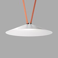 DK5668-WH+BK Cветильник для трека-ремня Belty Smart, серия Flow, со светодиодом, D600*H122мм, 48V DC, 24W, RA90, 120°, 2700-6500K, IP20, белый с черным, алюминий