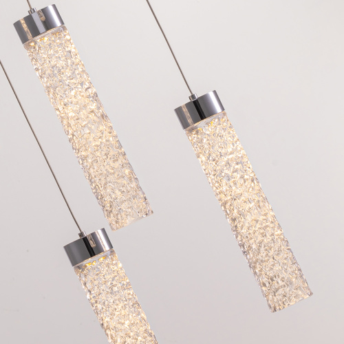 Подвесной светильник MD24030028-5A chrome/clear фото 3