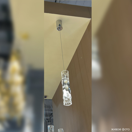 Светильник подвесной Crystal Lux PRIMAVERA SP1 CHROME фото 3